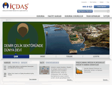 Tablet Screenshot of icdas.com.tr